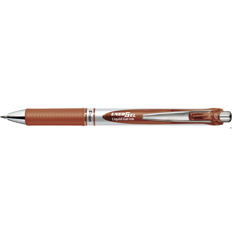 Pióro kulkowe 0,7 mm brązowe EnerGel Pentel