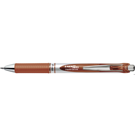 Pióro kulkowe 0,7 mm brązowe EnerGel Pentel