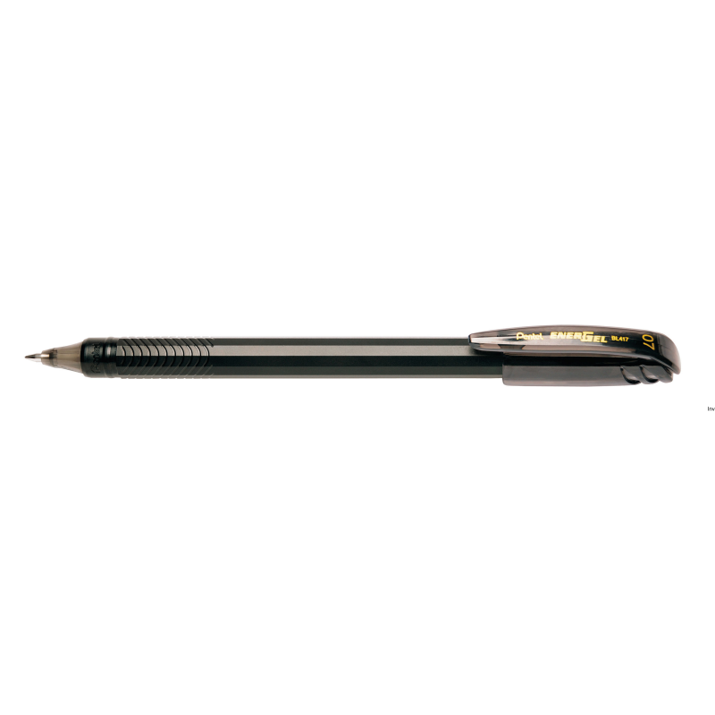 Pióro żelowe Pentel BL417A czarne 0,7 mm, wkład wymienny LR7, długość linii pisania 550 m