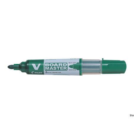 Marker suchościeralny Pilot V BOARD MASTER zielony, końcówka 6 mm, długość linii 700 m