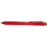 Pióro kulkowe 0,7 mm EnerGel czerwone BL107-B Pentel z gumowym uchwytem, ekologiczne, do biura i szkoły