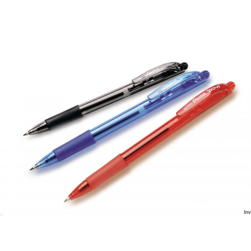 Długopis Pentel 0,7 mm czarny BK417-A-10 z gumowym uchwytem do codziennego pisania