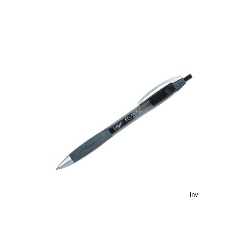 Długopis BIC Atlantis Soft czarny automatyczny z wymiennym wkładem 1 mm, wodoodporny, szybkoschnący