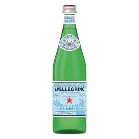 PAKIET Woda S.PELLEGRINO, delikatny gaz, butelka szklana, 0,75l