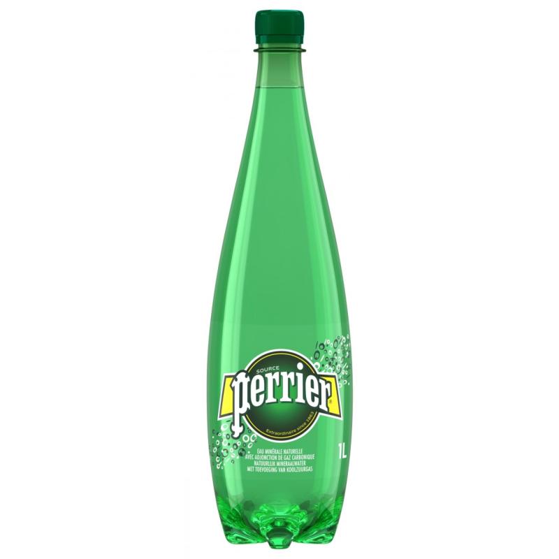 PAKIET Woda PERRIER, mocny gaz, butelka plastikowa, 1l