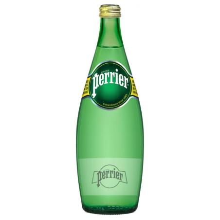 PAKIET Woda PERRIER, mocny gaz, butelka szklana, 0,75l