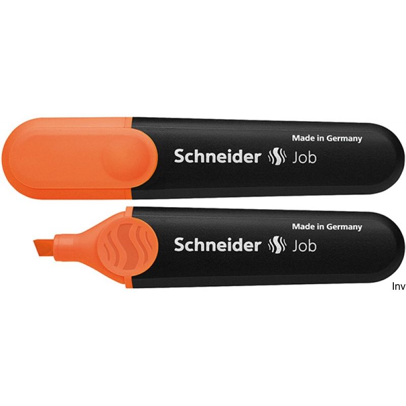 Zakreślacz Schneider JOB 1506 pomarańczowy, ścięta końcówka, grubość linii 1-5 mm, ekologiczne napełnianie
