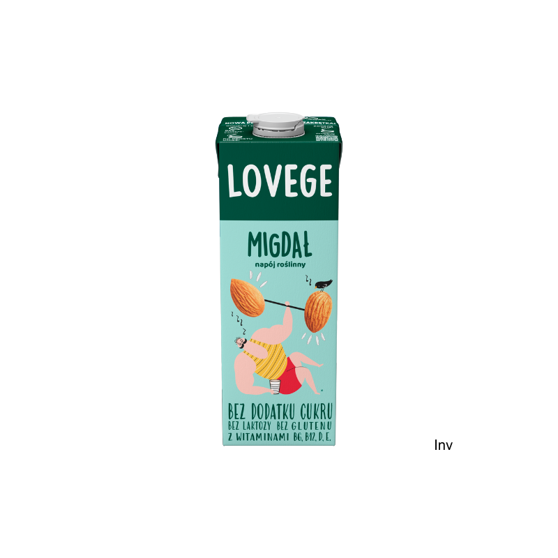 SANTE Napój LOVEGE Migdałowy Bez Dodatku Cukru 1l