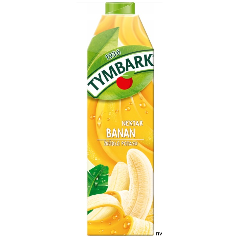 Nektar Tymbark Banan 1L - naturalna słodycz w każdym łyku