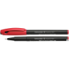 Cienkopis Schneider TOPLINER 967 czerwony 0,4 mm z fibrową końcówką w metalowej obudowie