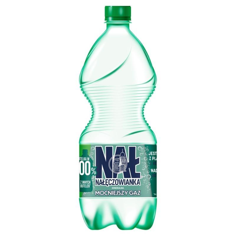 PAKIET Woda mineralna NAŁĘCZOWIANKA, mocny gaz, 1l