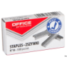 Zszywki Office Products 10/5 mm, 1000 sztuk, srebrne, do zszywania do 15 kartek