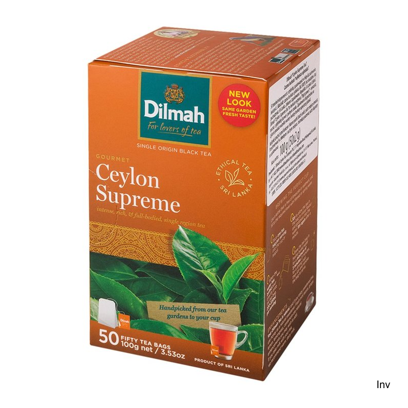 Herbata Dilmah Ceylon Supreme Single Origin 50 torebek czarna