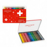 Kredki CARAN D'ACHE Swisscolor, metalowe pudełko, 30 szt.