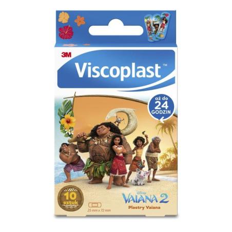 Plastry dziecięce VISCOPLAST-3M, Vaiana, 72x25 mm, 10 szt., pudełko