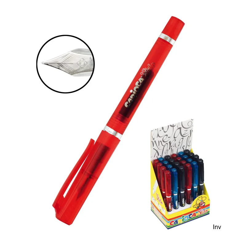 Pióro wieczne Hero STILO 160-1460 CARIOCA, stalówka ze stali nierdzewnej, neonowe kolory, nabój gratis