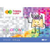 Blok rysunkowy Happy Color A3 15 arkuszy 80g kolorowy i biały papier