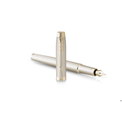 Pióro wieczne Parker Im Professionals Monochrome Champagne F z giftboxem