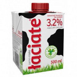 Mleko ŁACIATE 3,2%, 0,5 l,...