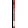 Pióro żelowe Uni SIGNO UM-120 czerwon 0,7 mm, szybkoschnący tusz, wodoodporny, wymienny wkład UMR-7N