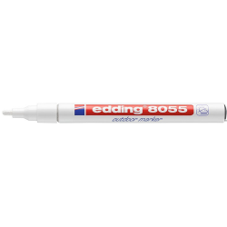 Edding Marker odporny na warunki atmosferyczne 1-2 mm biały 1 sztuka blister 8055/1/B/BL