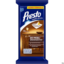 PRESTO Ściereczki nawilżane...