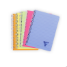 Kołonotatnik Clairefontaine Linicolor Fresh A5 w linie, 90 kartek, mix kolorów, okładka z PP