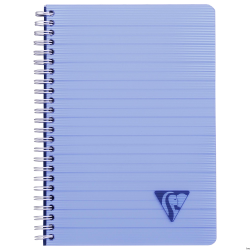 Kołonotatnik Clairefontaine Linicolor Fresh A5 w linie, 90 kartek, mix kolorów, okładka z PP