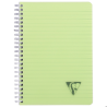 Kołonotatnik Clairefontaine Linicolor Fresh A5 w linie, 90 kartek, mix kolorów, okładka z PP