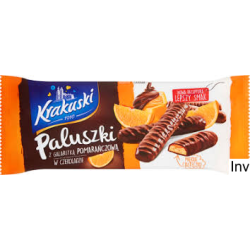 Krakuski paluszki z galaretką pomarańczową w czekoladzie 144 g