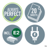 Zszywacz elektryczny Leitz NeXXt czarny do 20 kartek zasilany prądem 55330095
