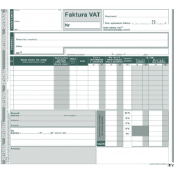 Faktura VAT 2/3 A4 brutto Michalczyk i Prokop