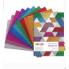 Blok brokatowy A4 150g, 10 arkuszy, 10 kolorów, Happy Color