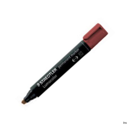 Marker STAEDTLER LUMOCOLOR 350-7 brązowy permanentny ścięty