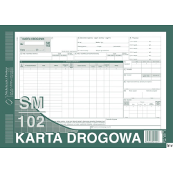 Karta drogowa A4, 80 kartek...