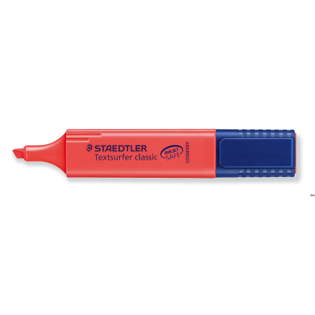 Zakreślacz Staedtler Textsurfer Classic czerwony 364-2 1-5mm do papieru i kserokopii