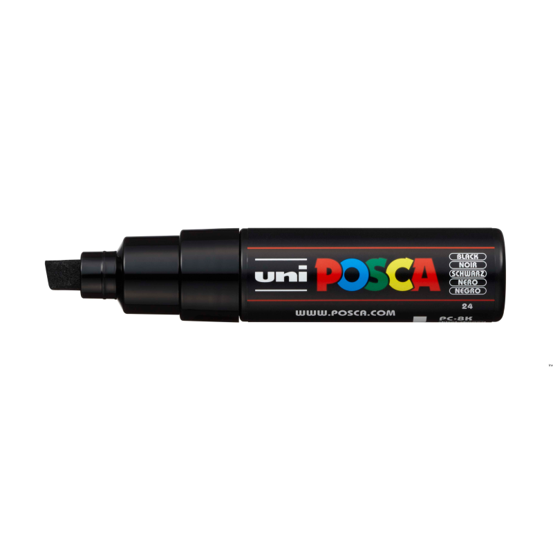 Marker Uni POSCA PC-8K czarny 8 mm do pisania i malowania po różnych powierzchniach