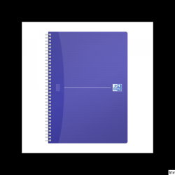 Kołonotatnik A4 90 kartek kratka MY COLOURS Oxford z elastyczną okładką i białą spiralą