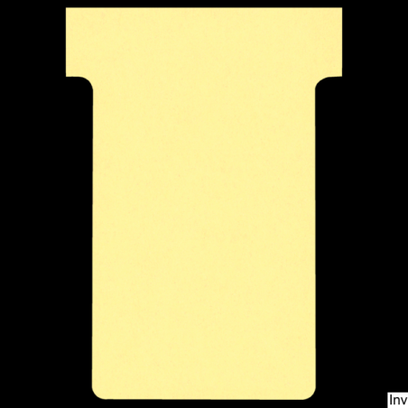 Karteczki T-Card Nobo, rozmiar 2, żółte, 100 sztuk