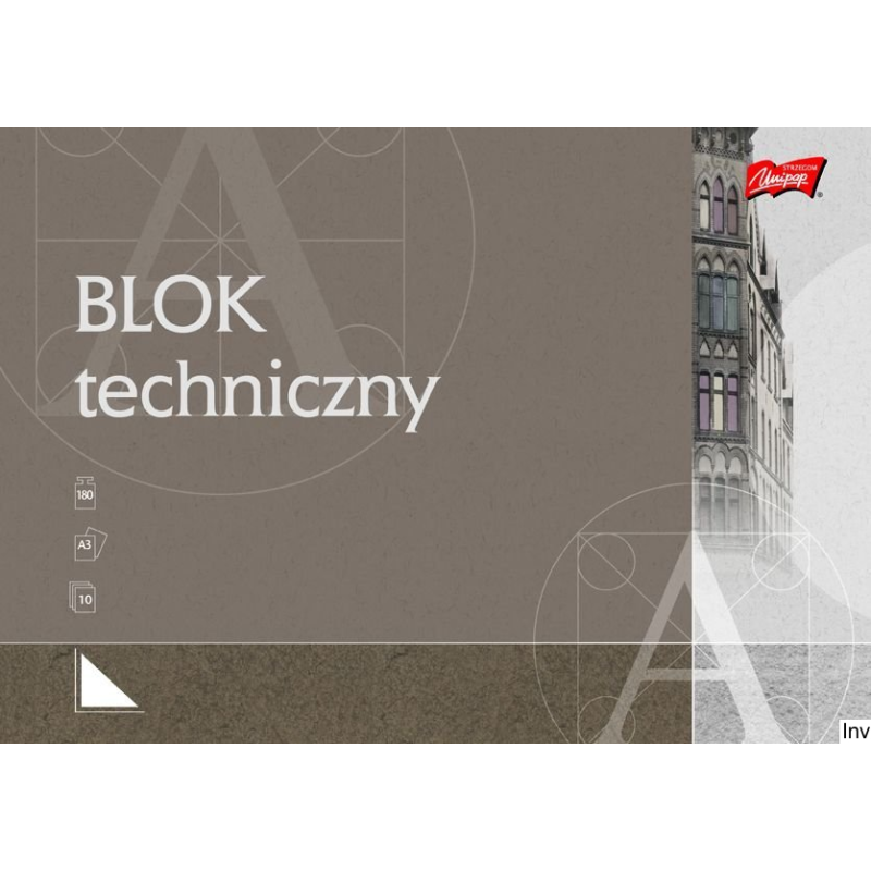 Blok techniczny A3 10 kartek UNIPAP St.Majewski