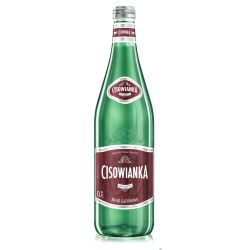 Cisowianka Woda Mineralna Silnie Gazowana 0.7l Szklana Butelka Karton 12 Sztuk