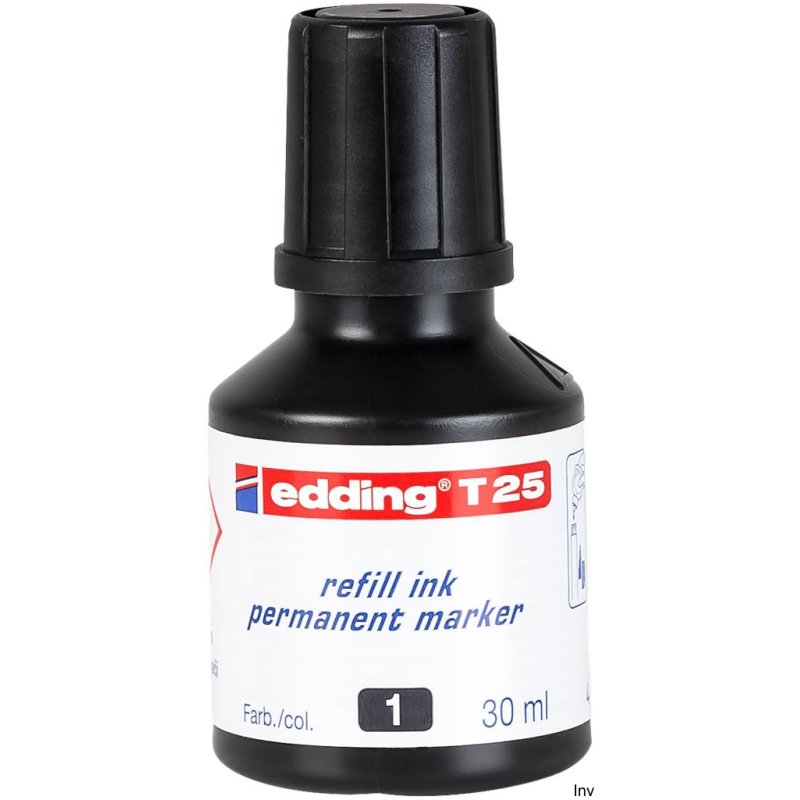 Tusz permanentny czarny 30ml Edding ED-T-25001