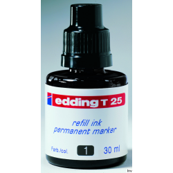 Tusz permanentny czarny 30ml Edding ED-T-25001