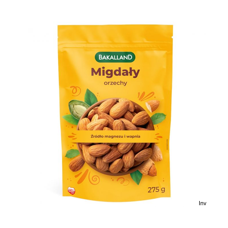 Migdały 300g Bakalland - zdrowa przekąska do biura
