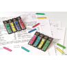 Zakładki indeksujące Post-It 3M, 12x43mm, strzałka, 96 sztuk, mix kolorów neonowy