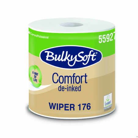 BulkySoft Comfort EKOLOGICZNE czyściwo papierowe 2 warstwowe 176 m, 800 odcinków, białe
