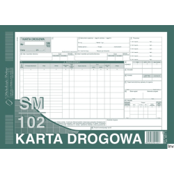 Karta drogowa A4 80 kartek...
