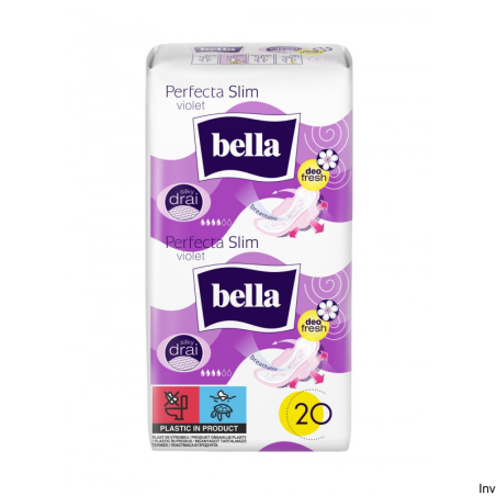 BELLA PERFECTA ULTRA VIOLET Podpaski ze skrzydełkami 20 sztuk