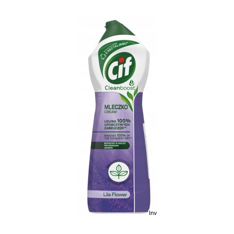 Cif Mleczko czyszczące 780ml Lila Flower z mikrokryształkami do kuchni i łazienki