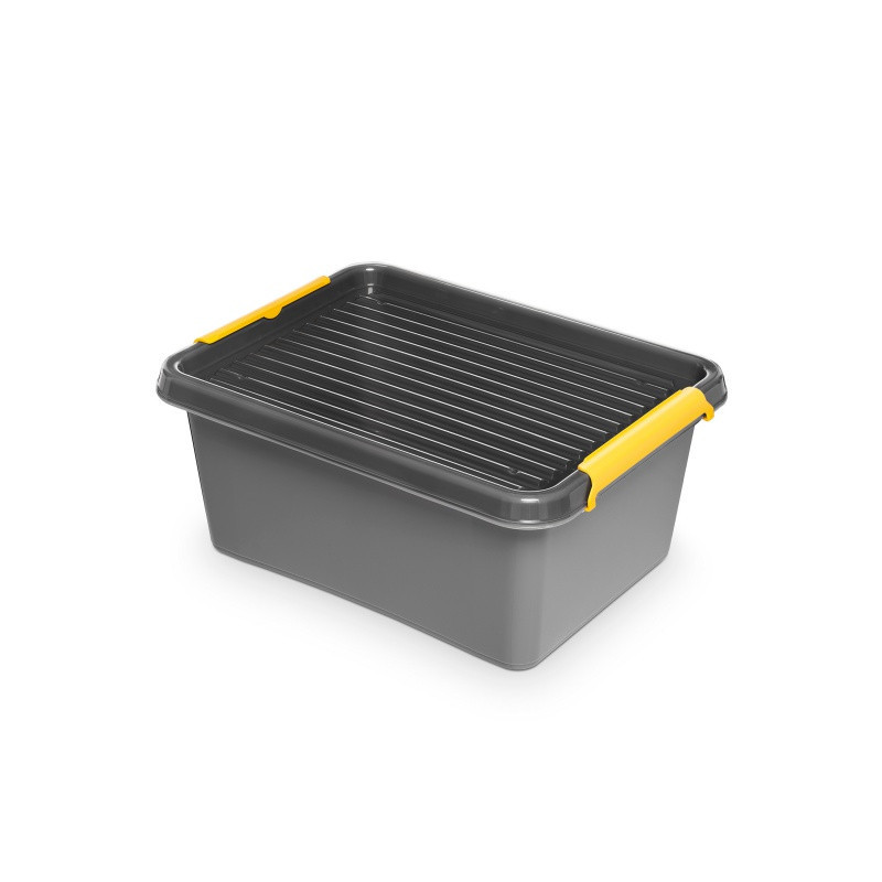 Pojemnik do przechowywania MOXOM, Solidstore box, 12l, szary